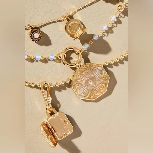 Shades of Sea Layered Necklaces:
Delicate Charm Edition - Picture 3 of 5